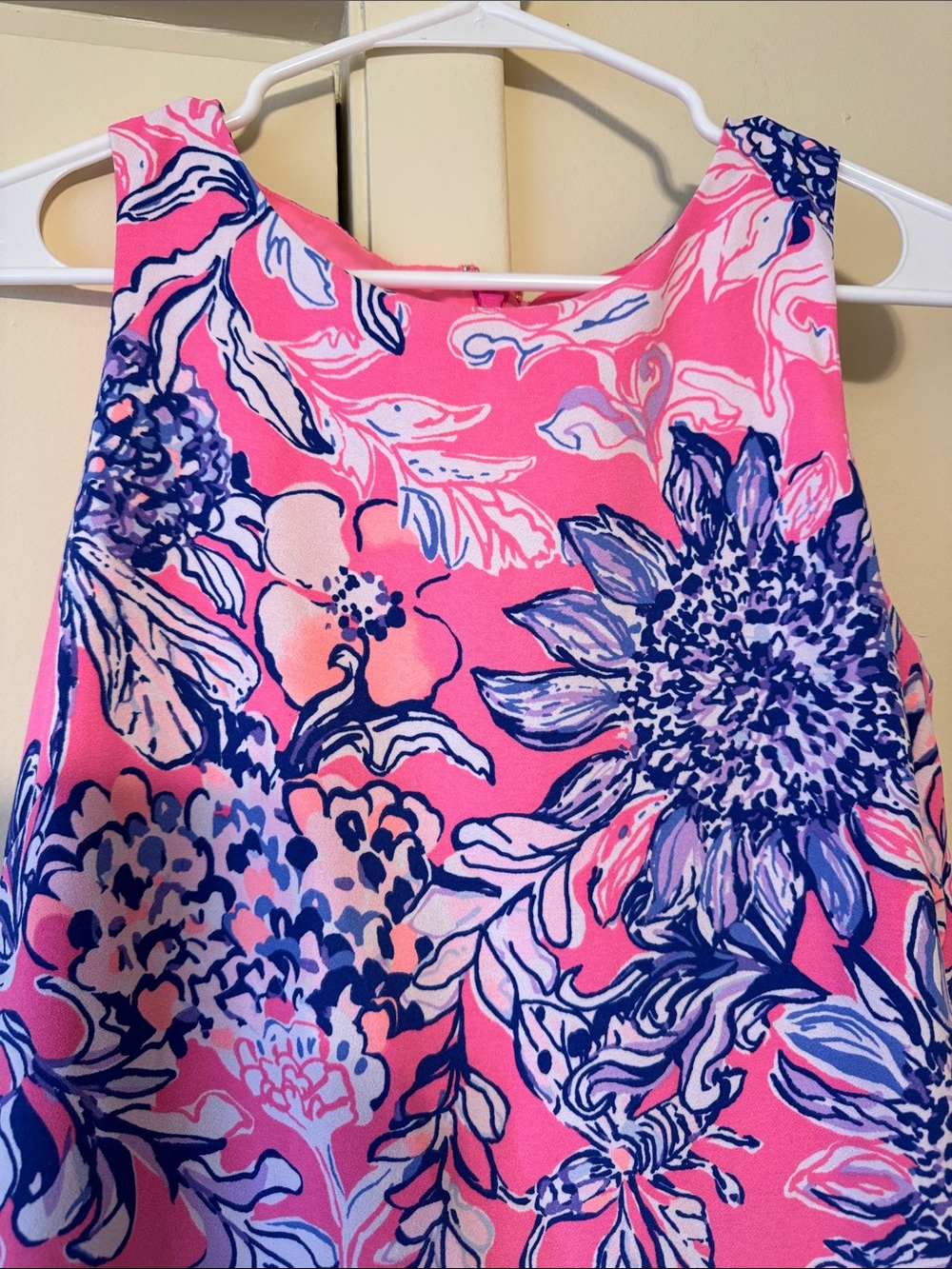 Lilly Pulitzer Pink Floral Ruffle Hem Sundress - Picture 2 of 9